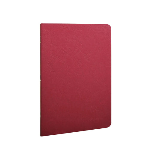 Clairefontaine Age Bag Essentials Red Staplebound Notebook - A5, Ruled
