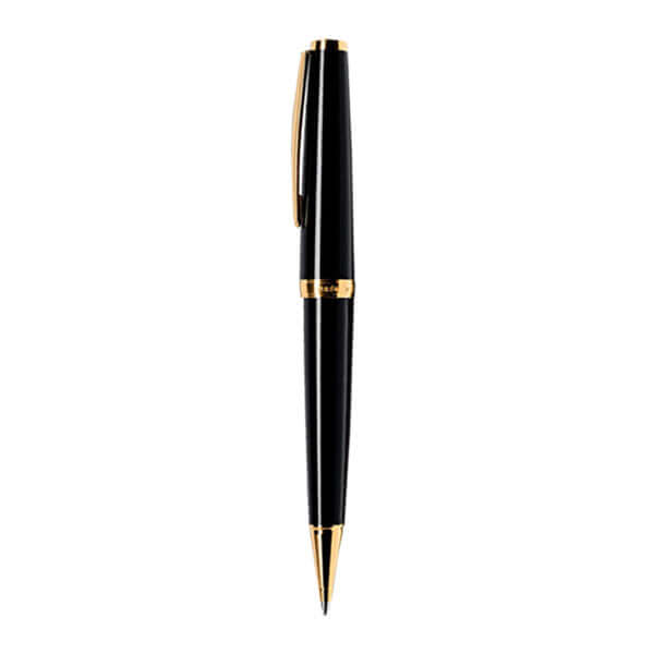 Cleo Skribent Classic Ball Pen, Black / Gold Trim 3 
