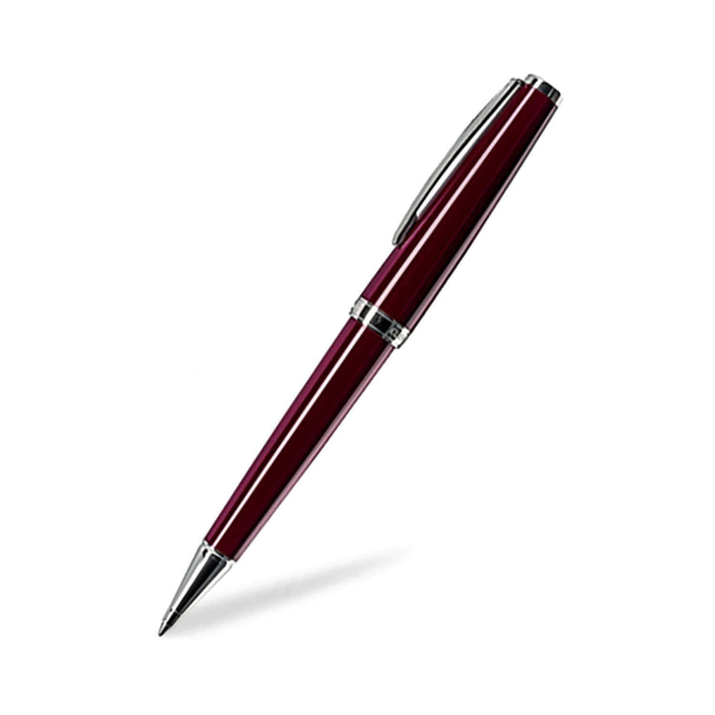 Cleo Skribent Classic Ball Pen, Burgundy / Chrome Trim 1