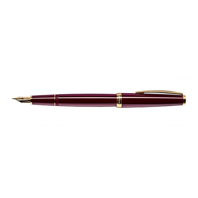 Cleo Skribent Classic Fountain Pen, Maroon - 14K Gold Nib 2