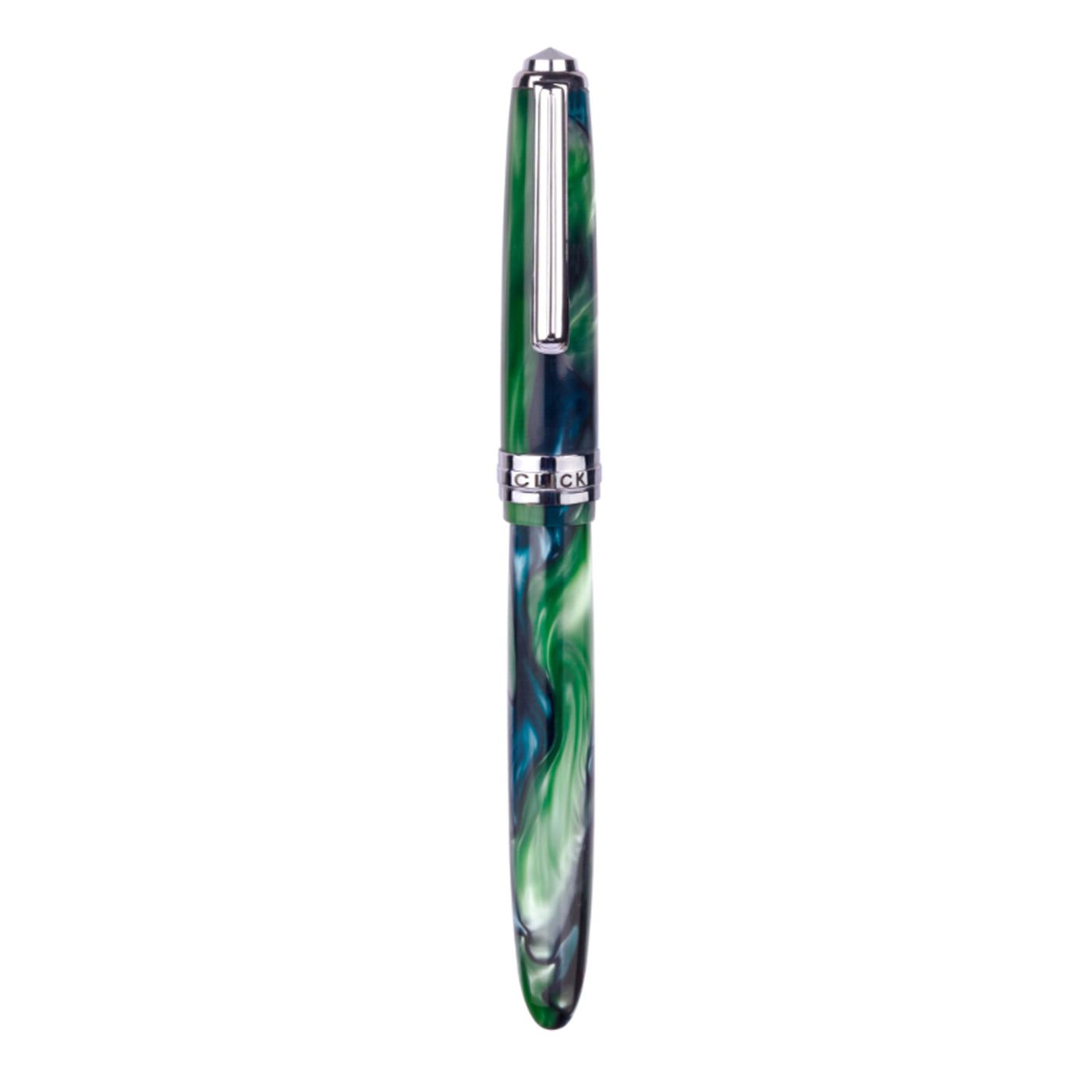Click Falcon Acrylic Fountain Pen - Green Blue CT