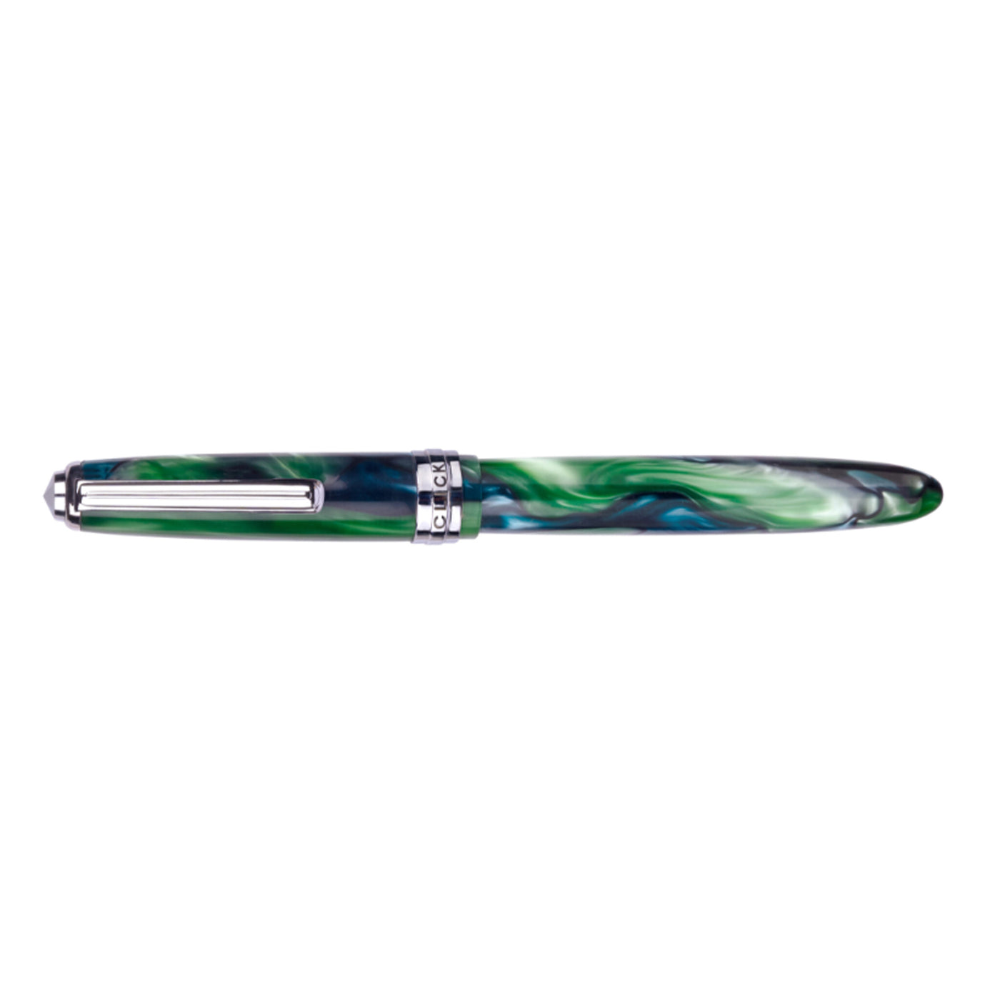 Click Falcon Acrylic Fountain Pen - Green Blue CT