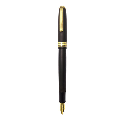Click Falcon Ebonite Fountain Pen - Carbon Black GT