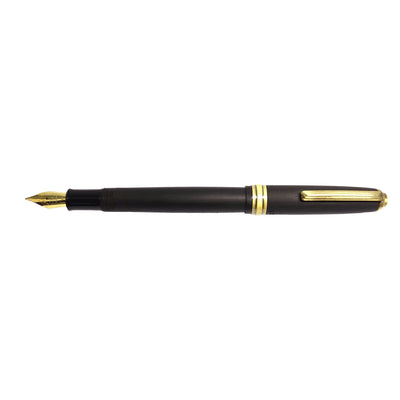 Click Falcon Ebonite Fountain Pen - Carbon Black GT