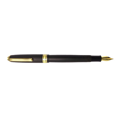 Click Falcon Ebonite Fountain Pen - Carbon Black GT