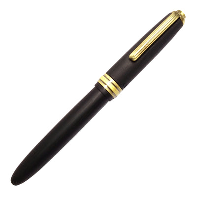 Click Falcon Ebonite Fountain Pen - Carbon Black GT