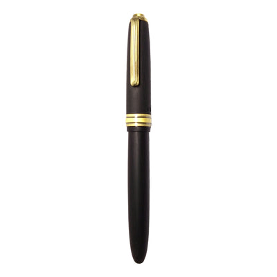 Click Falcon Ebonite Fountain Pen - Carbon Black GT