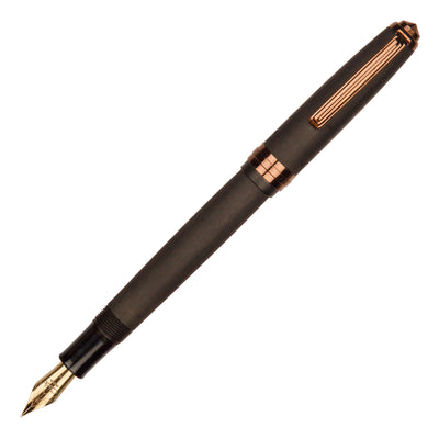 Click Falcon Ebonite Fountain Pen - Carbon Black RGT