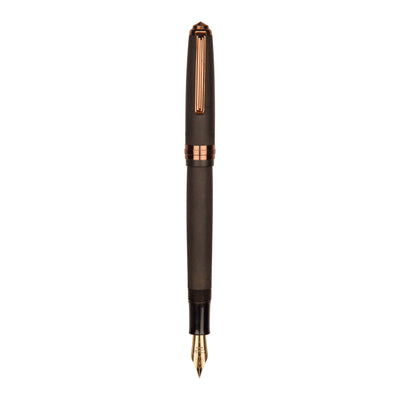 Click Falcon Ebonite Fountain Pen - Carbon Black RGT