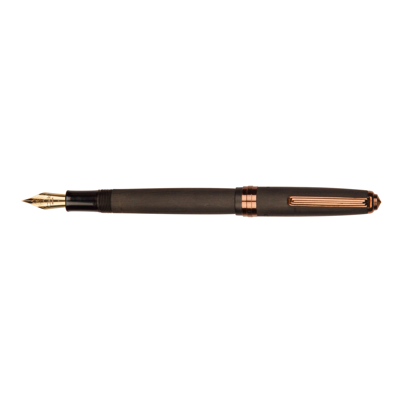 Click Falcon Ebonite Fountain Pen - Carbon Black RGT
