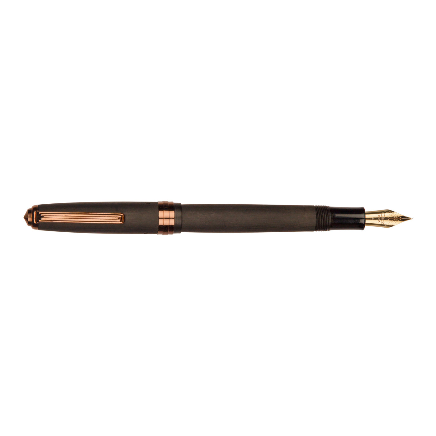 Click Falcon Ebonite Fountain Pen - Carbon Black RGT