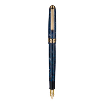 Click Falcon Premium Acrylic Fountain Pen - Flashy Blue GT