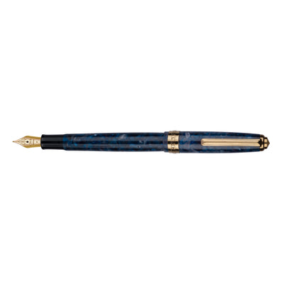 Click Falcon Premium Acrylic Fountain Pen - Flashy Blue GT