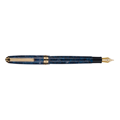 Click Falcon Premium Acrylic Fountain Pen - Flashy Blue GT
