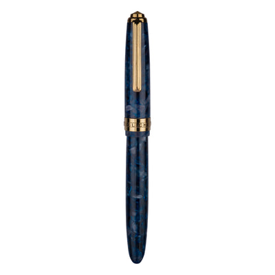 Click Falcon Premium Acrylic Fountain Pen - Flashy Blue GT