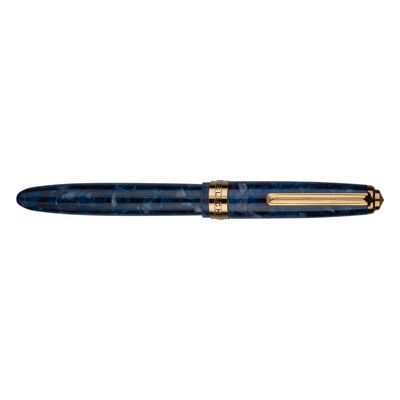 Click Falcon Premium Acrylic Fountain Pen - Flashy Blue GT
