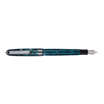 Click Falcon Premium Acrylic Fountain Pen - Glacier Blue CT