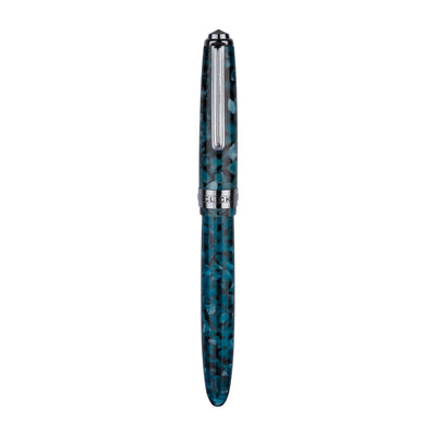 Click Falcon Premium Acrylic Fountain Pen - Glacier Blue CT