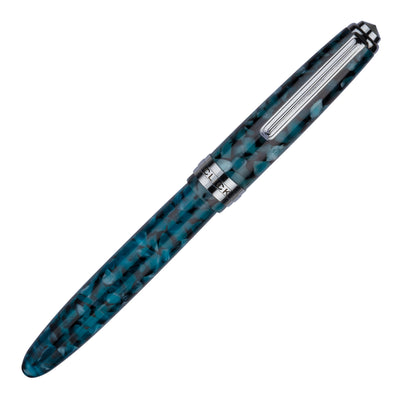 Click Falcon Premium Acrylic Fountain Pen - Glacier Blue CT
