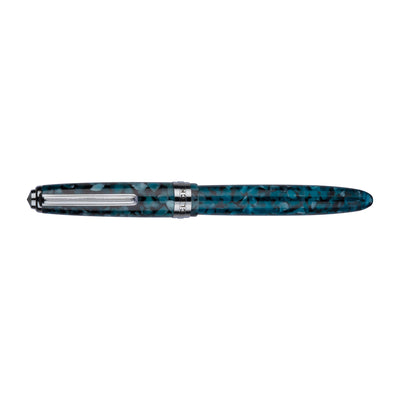 Click Falcon Premium Acrylic Fountain Pen - Glacier Blue CT