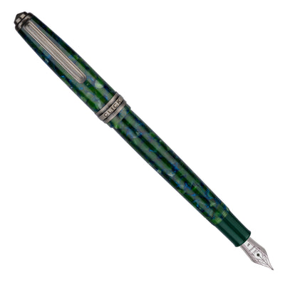 Click Falcon Premium Acrylic Fountain Pen - Jade Green CT