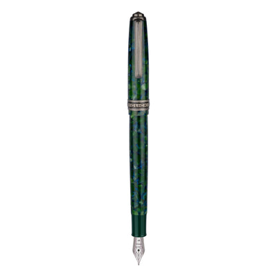 Click Falcon Premium Acrylic Fountain Pen - Jade Green CT