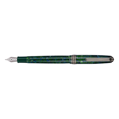 Click Falcon Premium Acrylic Fountain Pen - Jade Green CT