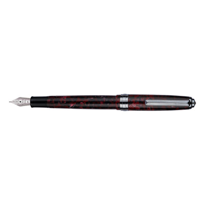 Click Falcon Premium Acrylic Fountain Pen - Ruby Red CT