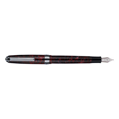 Click Falcon Premium Acrylic Fountain Pen - Ruby Red CT