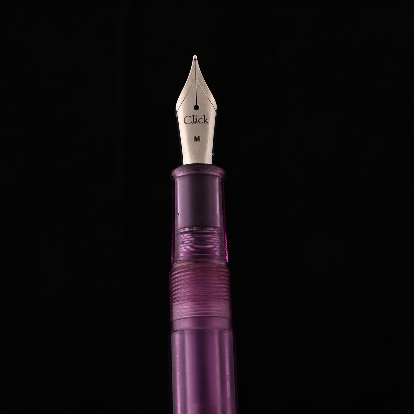 Click Renaissance Demonstrator Fountain Pen - Violet CT 10