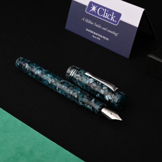 Click Renaissance Fountain Pen - Glacier Blue CT