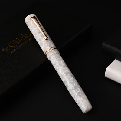 Click Renaissance Fountain Pen - Polar White GT 2