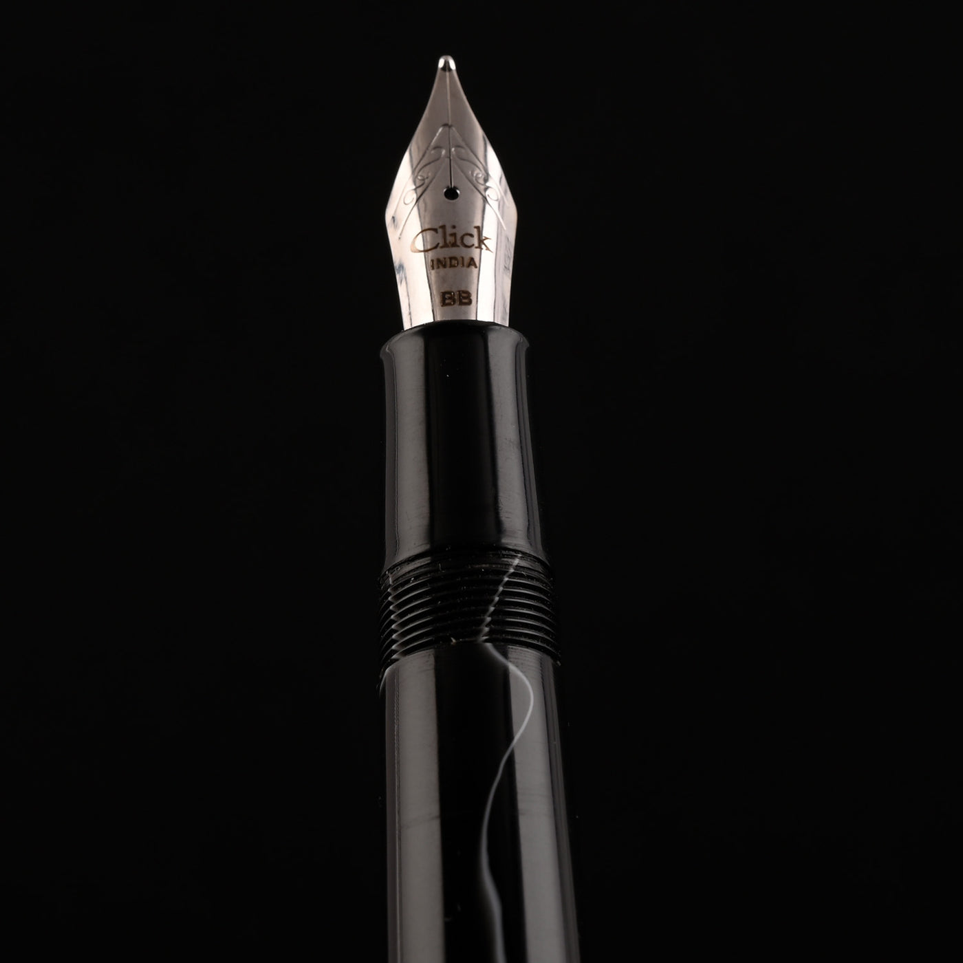 Click Retro Acrylic Fountain Pen - Black CT 10