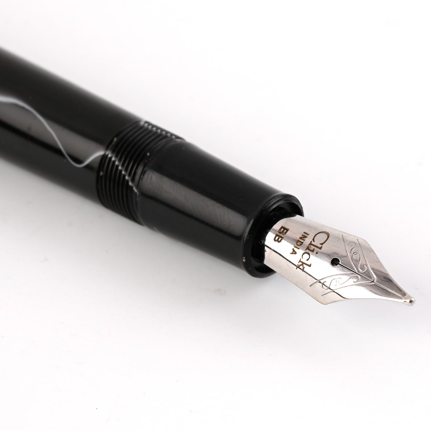 Click Retro Acrylic Fountain Pen - Black CT 3