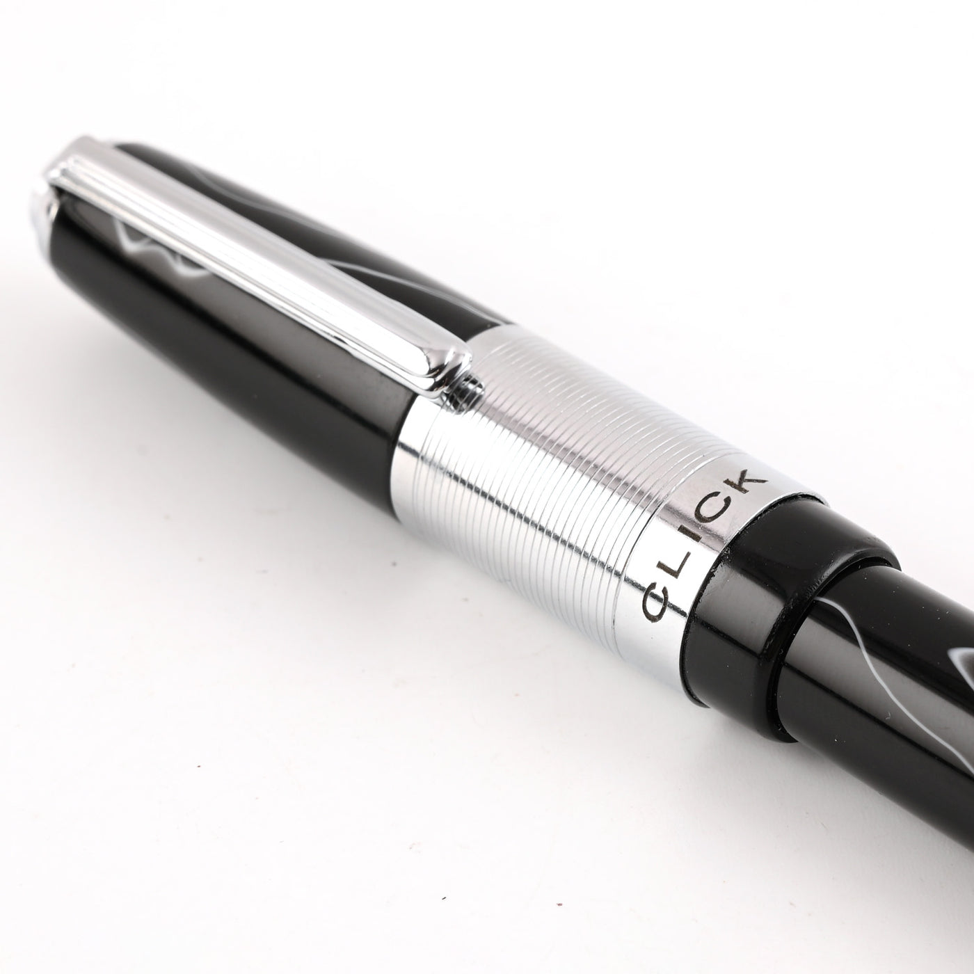 Click Retro Acrylic Fountain Pen - Black CT 5