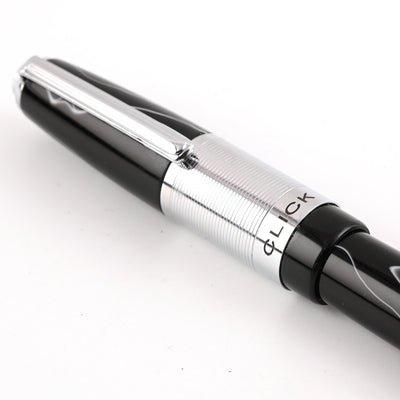 Click Retro Acrylic Fountain Pen - Black CT 5