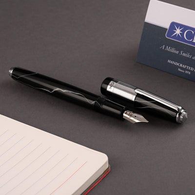 Click Retro Acrylic Fountain Pen - Black CT 7