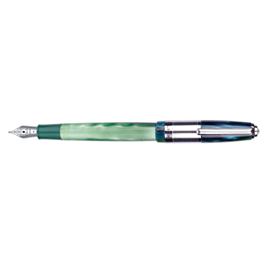 Click Retro Acrylic Fountain Pen - Green Blue CT
