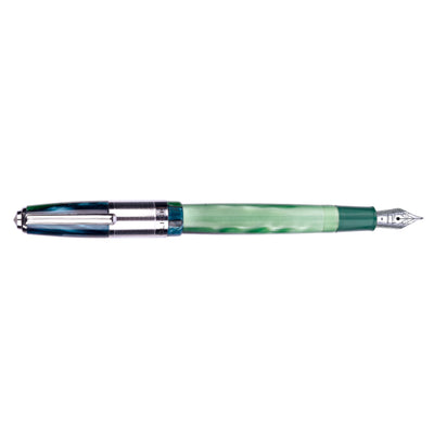 Click Retro Acrylic Fountain Pen - Green Blue CT