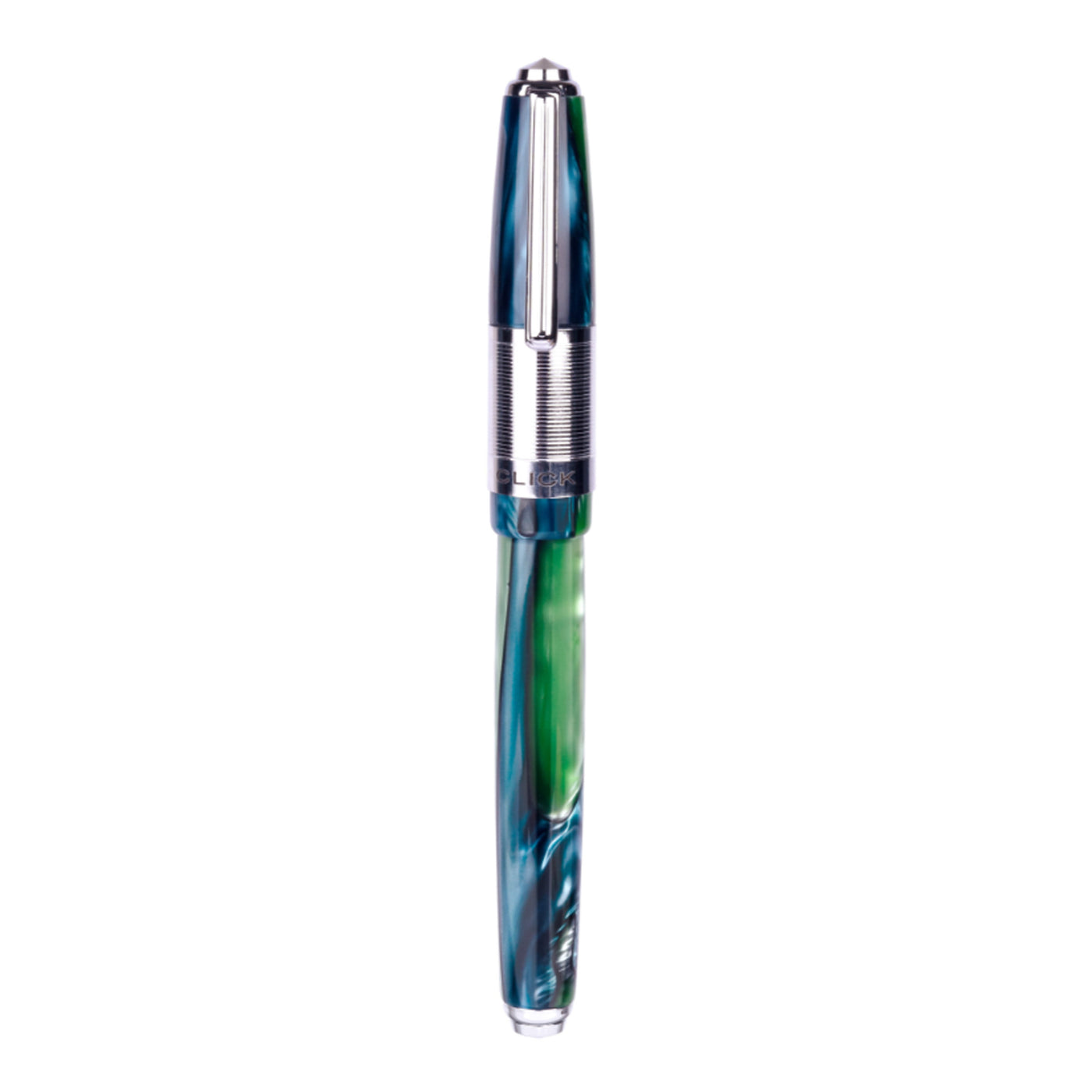 Click Retro Acrylic Fountain Pen - Green Blue CT