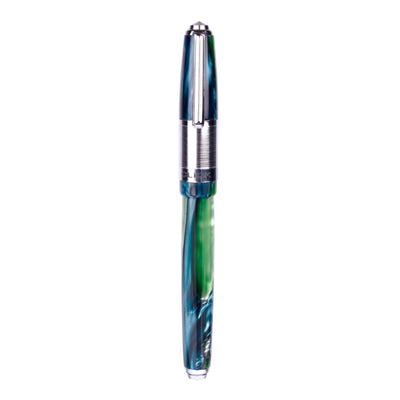 Click Retro Acrylic Fountain Pen - Green Blue CT
