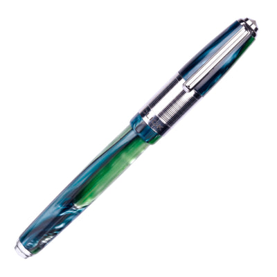 Click Retro Acrylic Fountain Pen - Green Blue CT