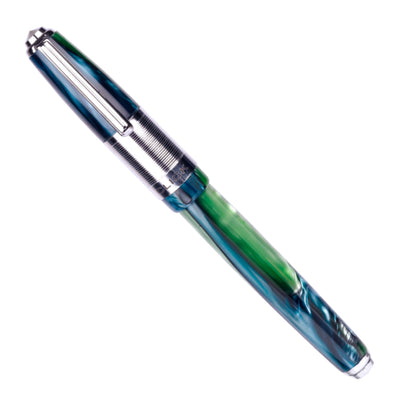 Click Retro Acrylic Fountain Pen - Green Blue CT