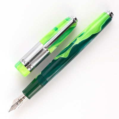 Click Retro Acrylic Fountain Pen - Green CT 1