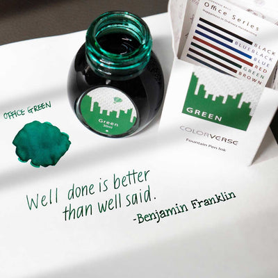 Colorverse Basic Office Series Ink Bottle Green - 30ml 5