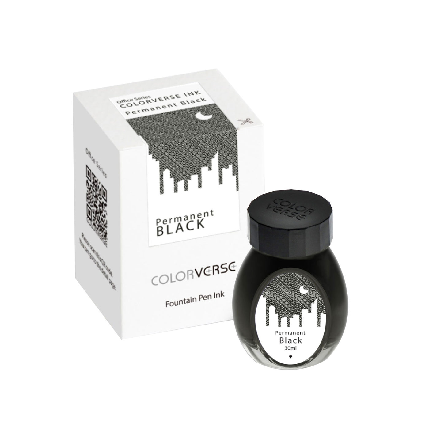 Colorverse Office Series Ink Bottle Permanent Black - 30ml 3