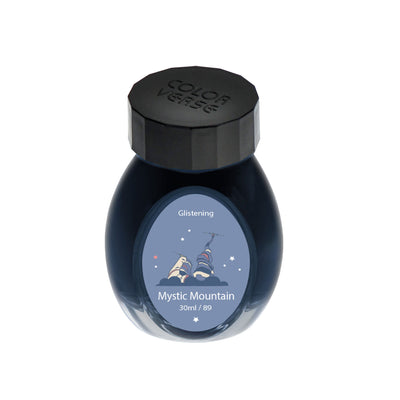 Colorverse Glistening Series Mystic Mountain Ink Bottle, Blue - 30ml