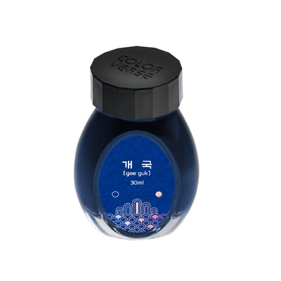 Colorverse Project Kingdom Series Ink Bottle, Gae Guk (Blue) - 30ml