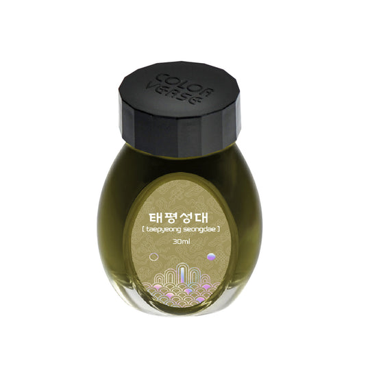 Colorverse Project Kingdom Series Ink Bottle, Taepyeong Seongdae (Green) - 30ml