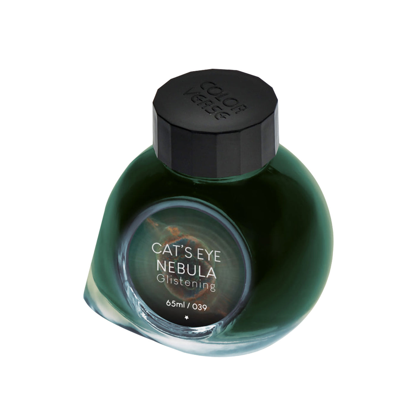 Colorverse Cat's Eye Nebula Ink Bottle, Glistening Light Green - 65ml